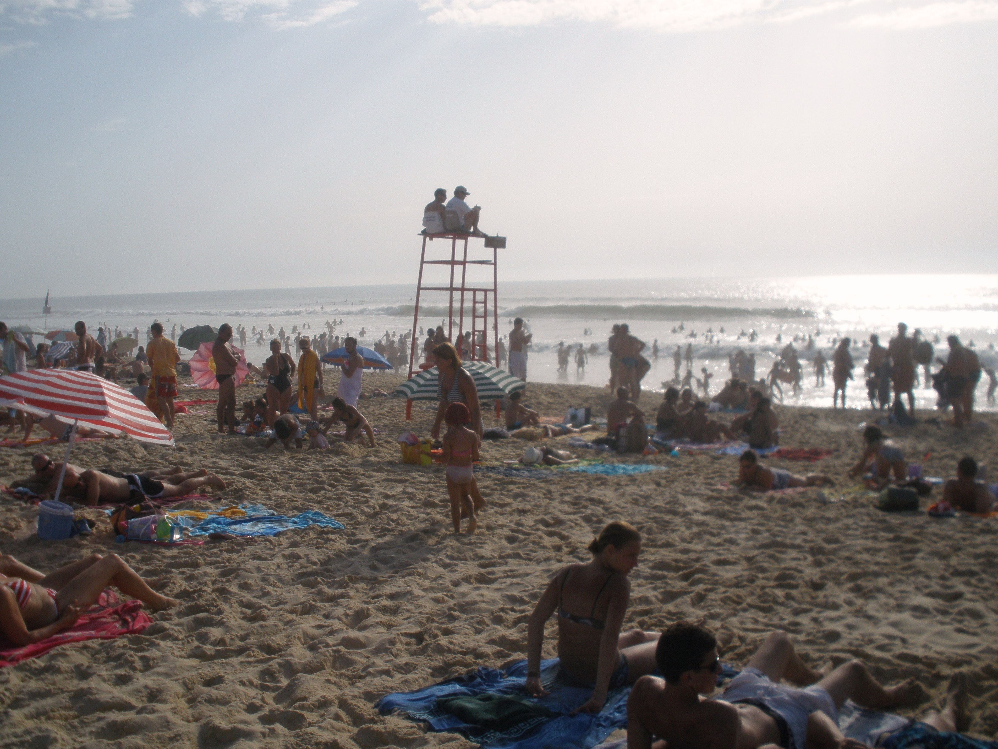 Sur la plage de Carcans