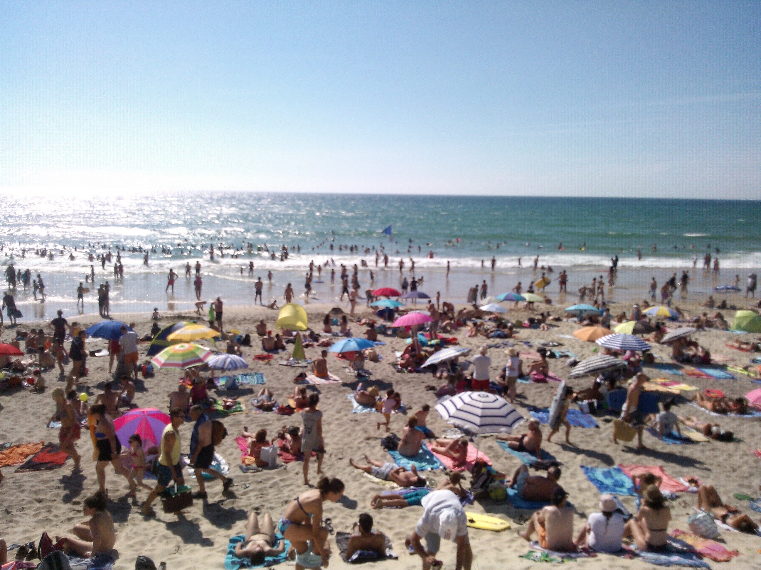 À la plage