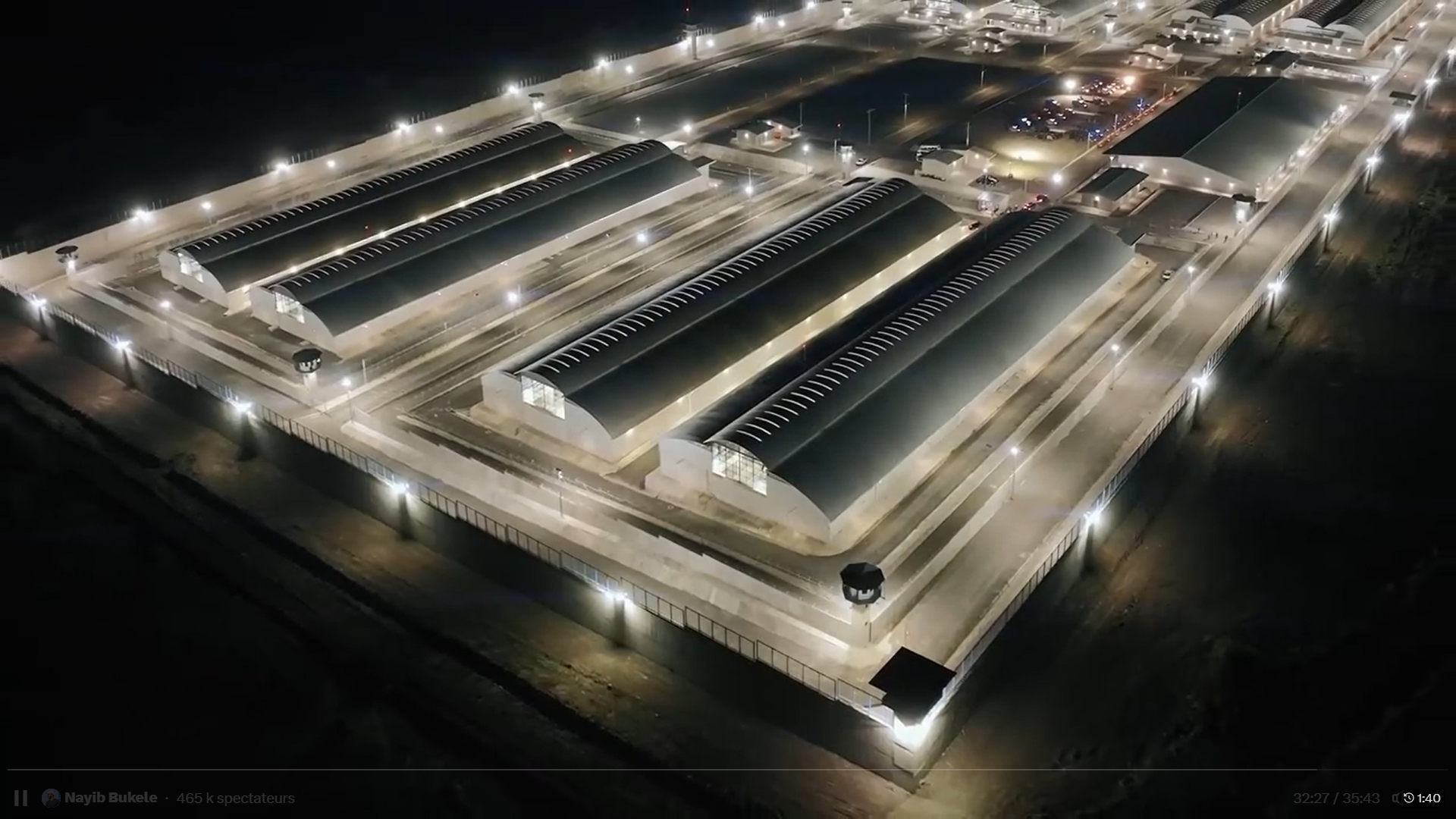 Une prison de 40 000 places inaugurée au Salvador