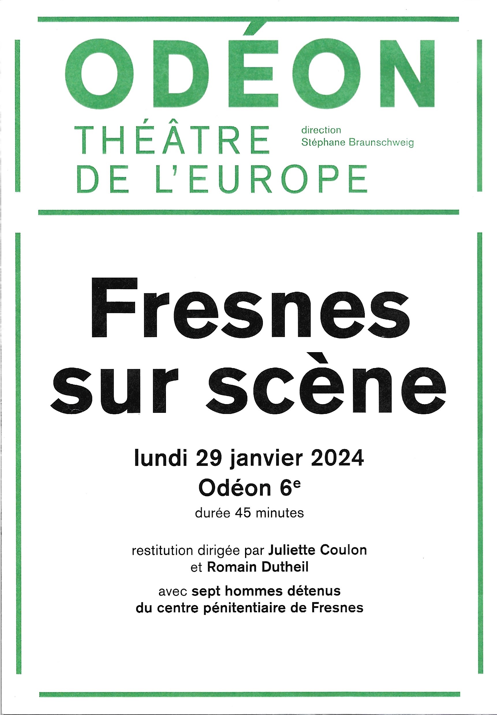 Fresnes sur scène