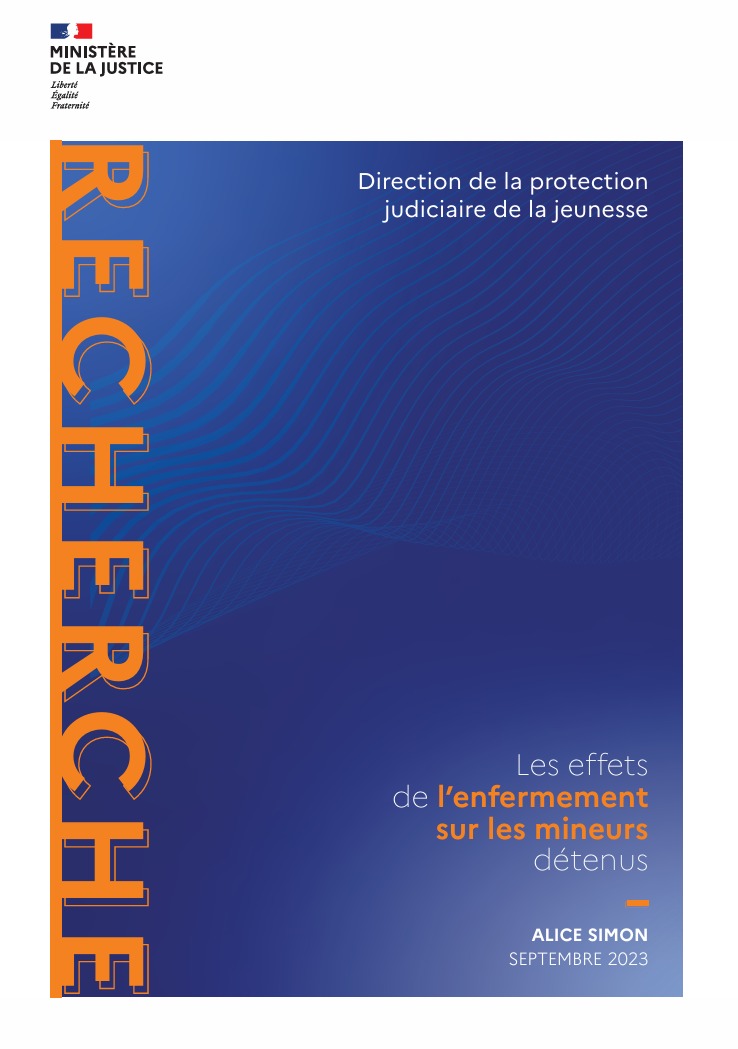 Que provoque l’enfermement chez les mineurs emprisonnés ?